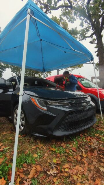 The wind was crazy 🤪 #nyc #mobileservice #carstagram #brooklyn #queens